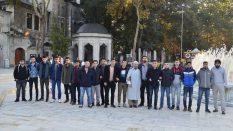 Ömer Öztürk Erkek Öğrenci Yurdu Sabah Namazında Eyüp Sultan’daydı