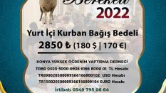 Kurban Bağışı Organizasyonumuz Başladı