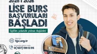 Fatih Gençlik Vakfı 2025-2026 Eğitim Dönemi dönemi ortaöğretim burs başvuruları başladı.
